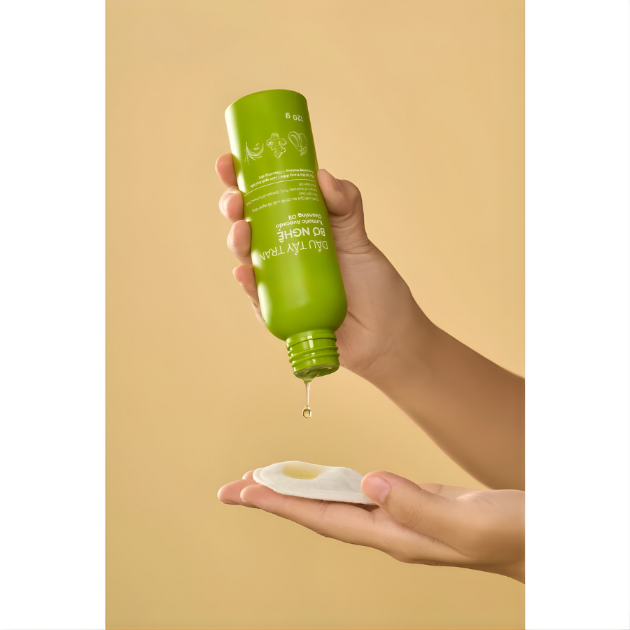 Dầu Tẩy Trang Bơ Nghệ Làm Sạch Sâu | Verlia 120ml