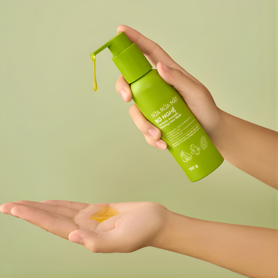 Sữa Rửa Mặt Bơ Nghệ Sạch Sâu, Dưỡng Ẩm | Verlia 120g