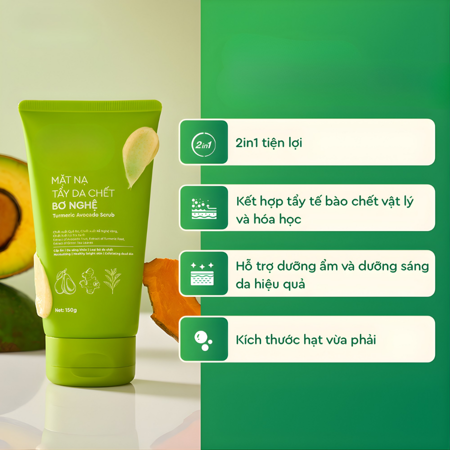 Trọn Bộ Chăm Sóc Da Chuyên Sâu Chiết Xuất Bơ Nghệ | Verlia