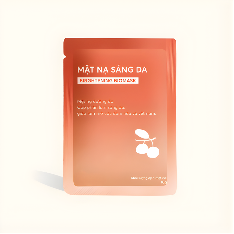 Mặt Nạ Hỗ Trợ Làm Sáng Da Sơ-ri Vitamin C | Verlia
