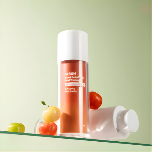 Trọn Bộ Chăm Sóc Da Chiết Xuất Sơ -ri Vitamin C Sáng Da Mờ Nám VERLIA