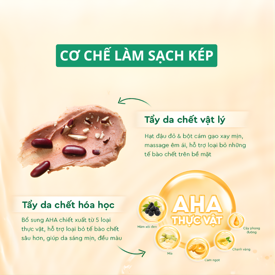 Tẩy Tế Bào Chết Đậu Đỏ Làm Sạch Da | Verlia 150g